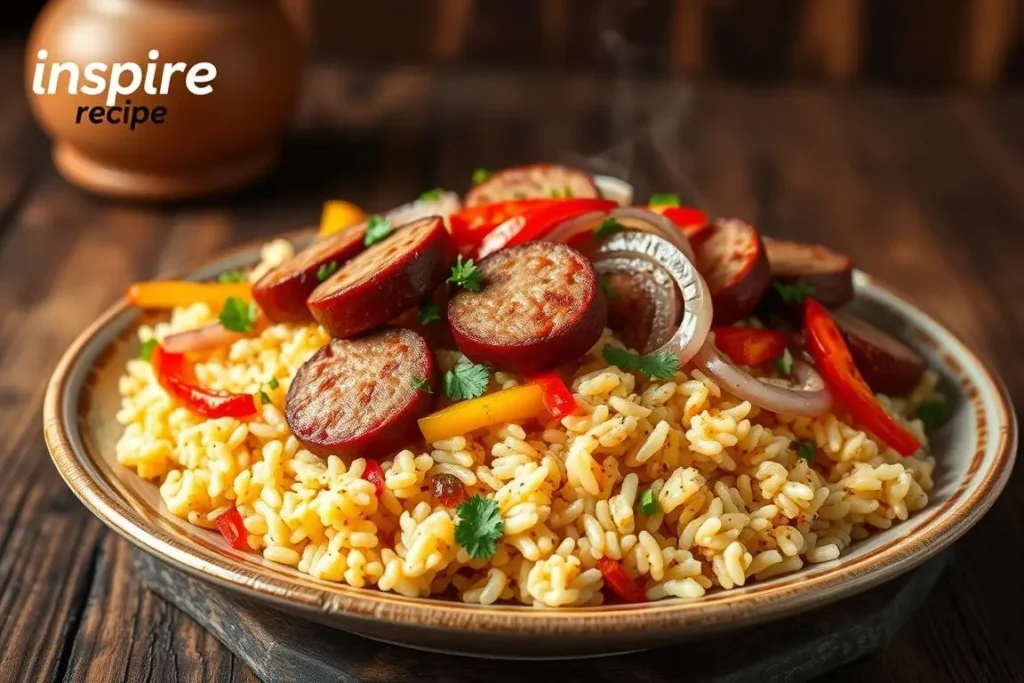 Smoked Sausage and Rice – Quick One Pot Meal