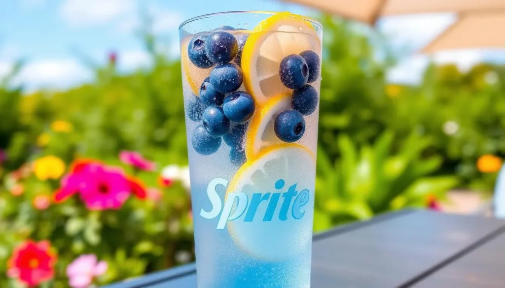 Sprite Blueberry Lemonade