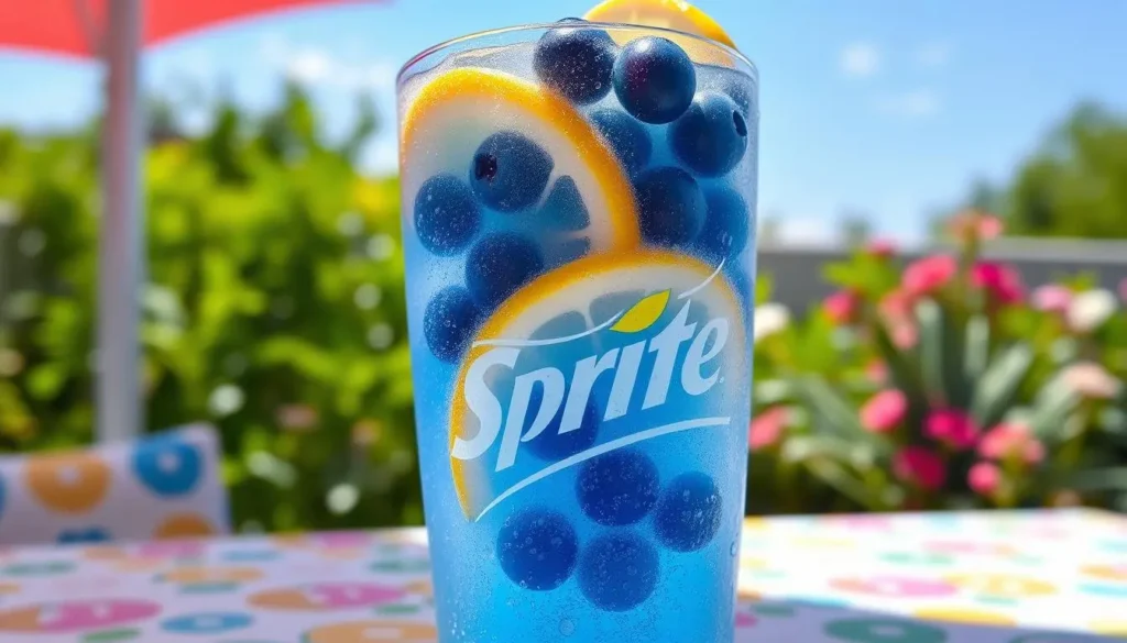 Sprite Blueberry Lemonade