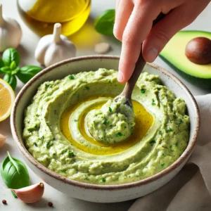 Healthy Zucchini Noodles with Creamy Avocado Sauce