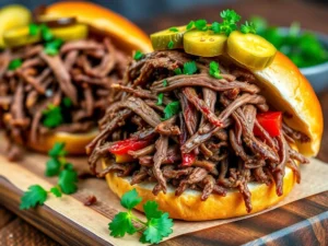 Delicious Shredded Beef Sandwiches Made Easy