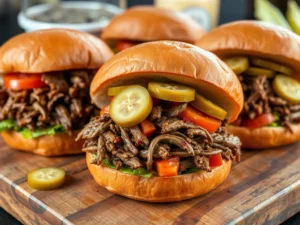 Delicious Shredded Beef Sandwiches Made Easy