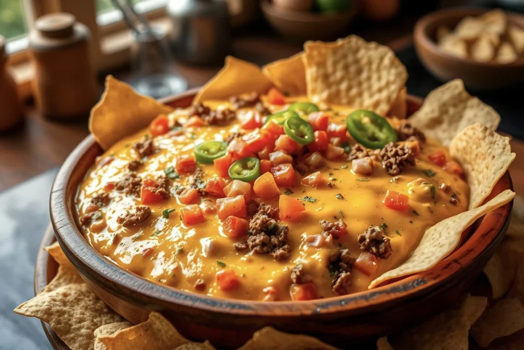 Beef Queso Dip 